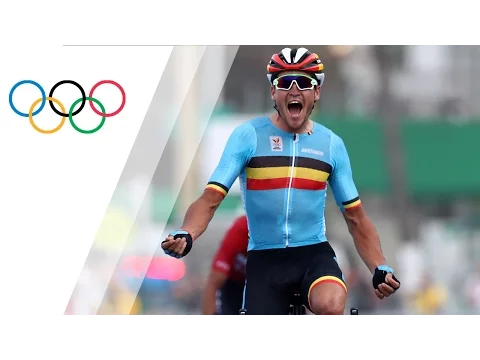 Van Avermaet wins gold in Men's Road Race - YouTube thumbnail