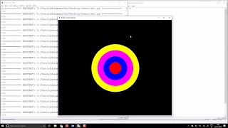 Learning Python with turtle 02 Circles and colors
