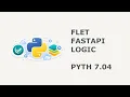 31 Adding Business Logic with FastAPI Pydantic Flet UI Inputs Python Full Stack PYTH 7 04