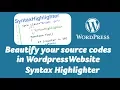 Best Syntax Highlighter Plugin for WordPress Website
