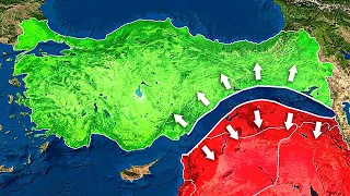 Turkey Is Breaking Apart The Giant Fault Lines Visible from Orbit