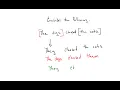 Syntax 1 Order and constituents