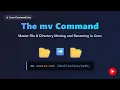 Linux Command Master File Management with Move Rename