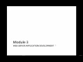 Module 3 - Introduction 16SS Web Server App Dev