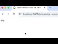 Get extension from filename - PHP Javascript