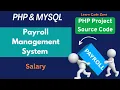 Payroll Management System PHP MySQL Employee Salary Slip with Allowances Deductions