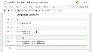 58 Comparison Operators NumPy