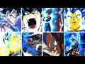 ALL ANIMATIONS 11TH ANNIVERSARY TAG UI GOKU EVOLUTION BLUE VEGETA DBZ Dokkan Battle