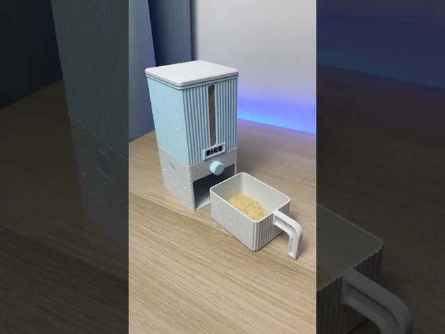 Food Dispenser | Storage Container | Iris Mechanism video thumbnail