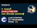 Expert Guide To Printf Function In C Programming C Programming Tutorial Episode 08