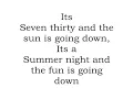 Summer nights -lil rob lyrics