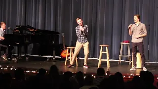 High school students sing meme songs at talent show! (All star, Wii song, etc...)