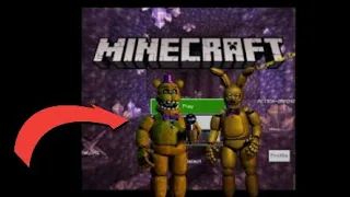 fredbears family dinner in minecraft 