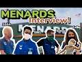 Interviewing Menards Workers