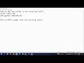 SQL SERVER How to ADD new column and DROP Column from existing table