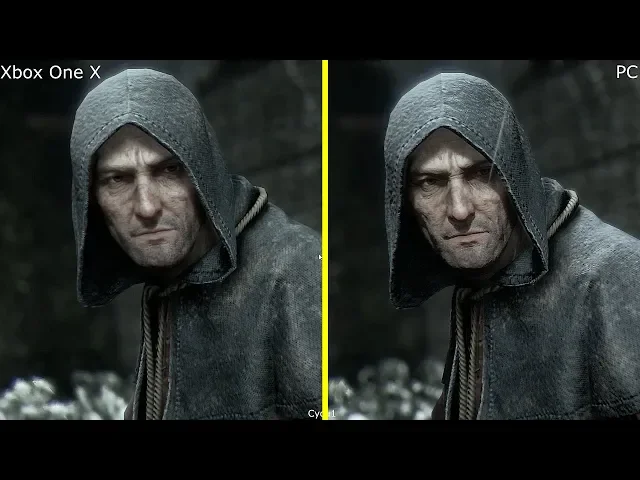 A Plague Tale Innocence PC RTX 2080 Ti  vs Xbox One X Graphics Comparison