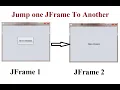 How to Open one JFrame from another in java Swing JFrame Tutorial