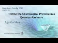Download Lagu QG2023 - Agustı́n Silva: Testing the Cosmological Principle in a Quantum Universe