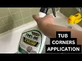 Watch Mold Mildew Disappear RMR-86 Stain Removal in Tub Corners No Scrubbing