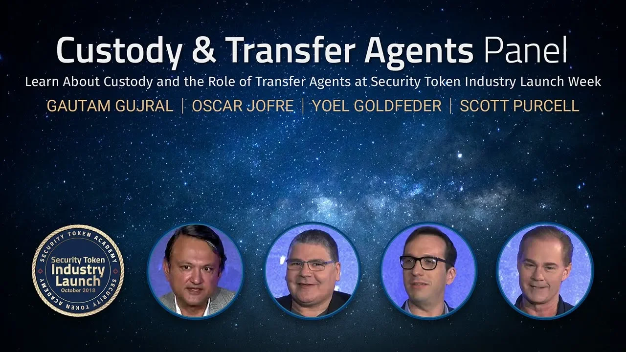 Learn About Custody and the Role of Transfer Agents at Security Token Industry Launch Week