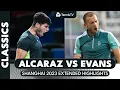 Download Lagu Incredible Shotmaking! 🤯 Carlos Alcaraz vs Dan Evans Shanghai 2023 Extended Highlights