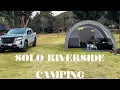 Download Lagu Relaxing Solo Camping By The River In My 2 Bedroom Dome Tent | ASMR | South African Youtuber