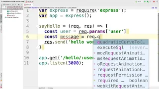 W9 4 express request parameters path and query