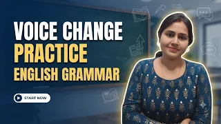 Voice Change Practice//English Grammar 
