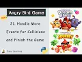 Angry Bird Game in Python Handle More Events for Collisions and Finish the Game