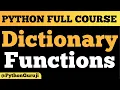 Mastering Dictionary Inbuilt Functions in Python Complete Guide