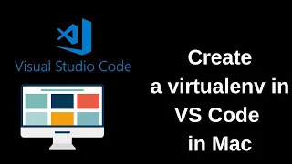 How to create a New Python Virtual Environment in VS Code using vent