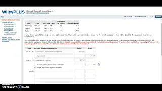 WileyPlus Chapter 9 Problem 3A Walkthrough