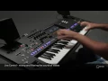 Live Control knobs sliders - mixing sound shaping Voices with filters Yamaha Genos