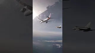 American Airlines flight tailed by fighter jets after bomb threat