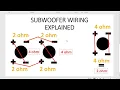 SUBWOOFER WIRING EXPLAINED DIY SUBWOOFER WIRING
