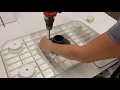 DOCKTAIL Utility Pedestal Table Top Replacement Installation