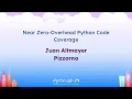 Talks - Juan Altmayer Pizzorno Near Zero-Overhead Python Code Coverage