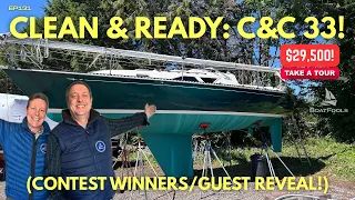 Canadian-Built Classic! C&C 33 Mk II Sailboat Tour – Now $29,500