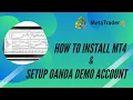 How to Install Metatrader 4 mt4 Create Oanda Demo account