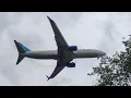 GO AROUND United Airlines Boeing 737-824 SSWL Go Around at MSP Evo Blue Livery N36247