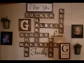 DIY - Scrabble Signs