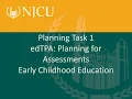 edTPA Task 1 ECE Planning for Assessments