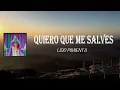 Lido Pimienta - Quiero Que Me Salves (Lyrics)