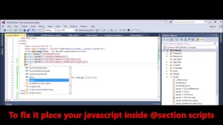 MVC - Fix Error