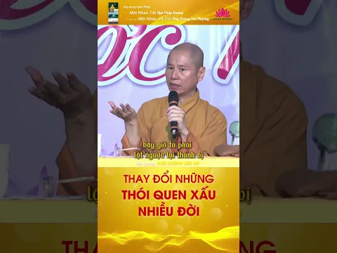 THAY ĐỔI NHỮNG THÓI QUEN XẤU NHIỀU ĐỜI