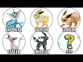 All 8 EEVEELUTIONS Explained in Detail