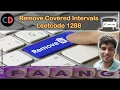 Remove Covered Intervals Leetcode 1288 Live coding session Greedy Sorting TC O nlogn
