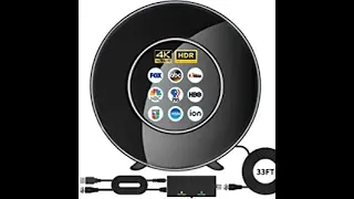 TS-ant Indoor Outdoor Antenna for All Old Smart TVs - 360 Reception 4K 1080P Antenna