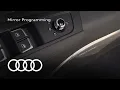 Audi Tech Tutorial Curb View Mirror Programming