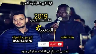 لهجه دحيه روووووووعه 2019 ابو عرب وبهاء العقيد فرقة فهود البادية 